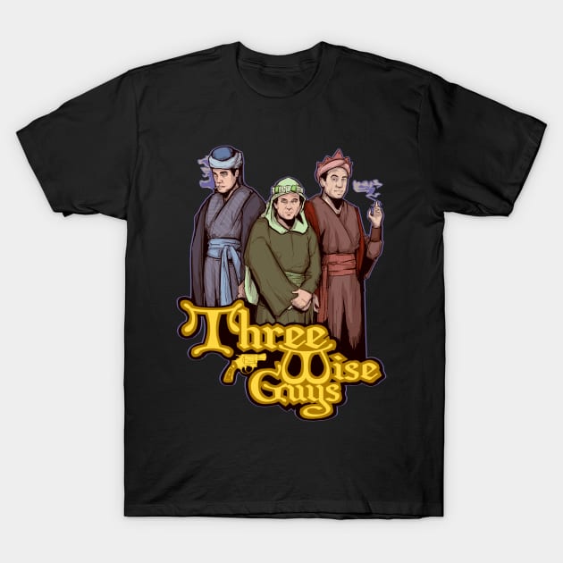 Three Wise Guys T-Shirt by LVBart